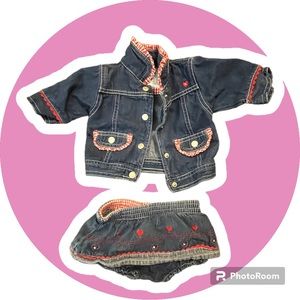 Vintage Faded Glory Baby Denim Set